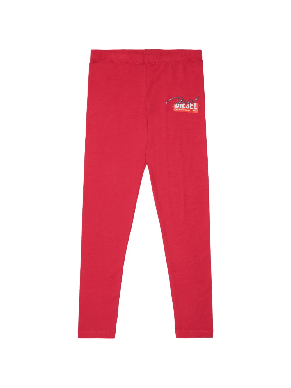 Diesel Kids Leggings con logo - Rosso