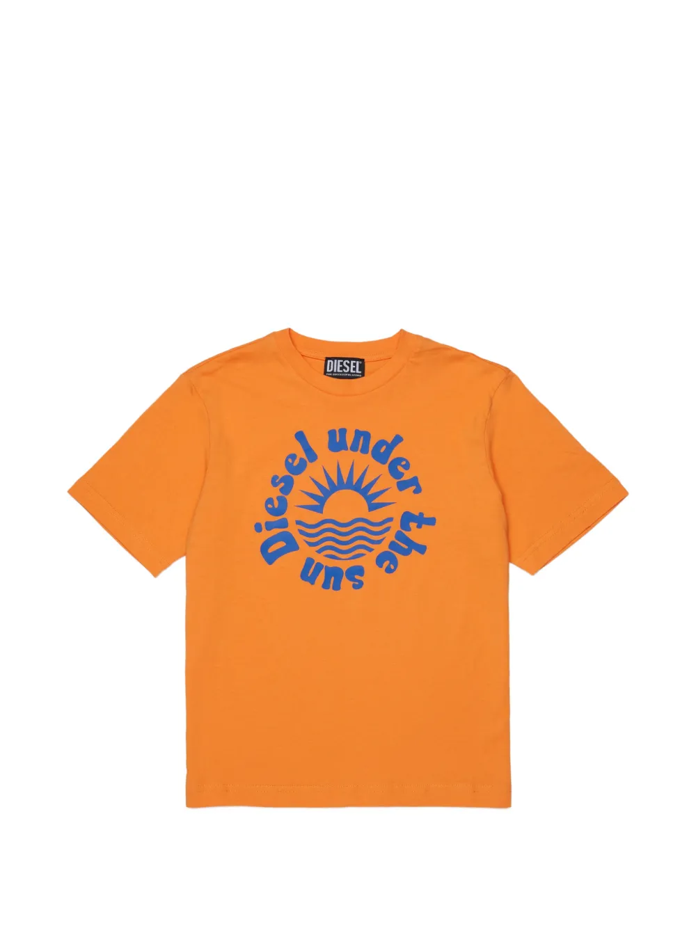 Diesel Kids T-shirt con stampa - Arancione