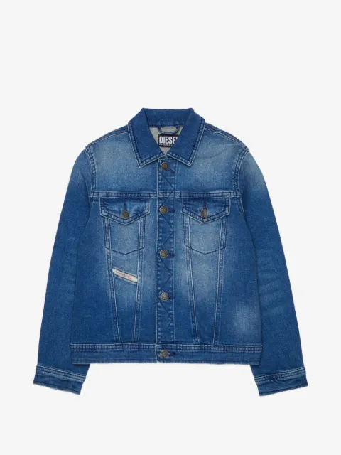 Diesel Kids buttoned cotton jacket