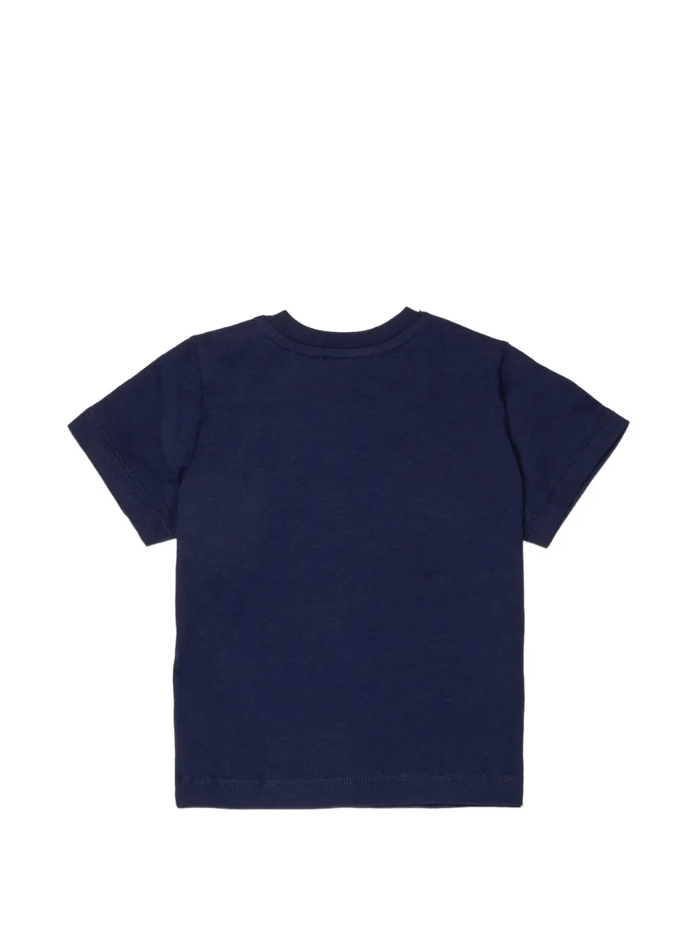 Diesel Kids T-shirt met logoprint Blauw