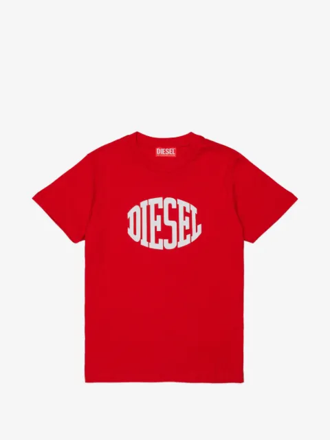 Diesel Kids T-shirt met logoprint