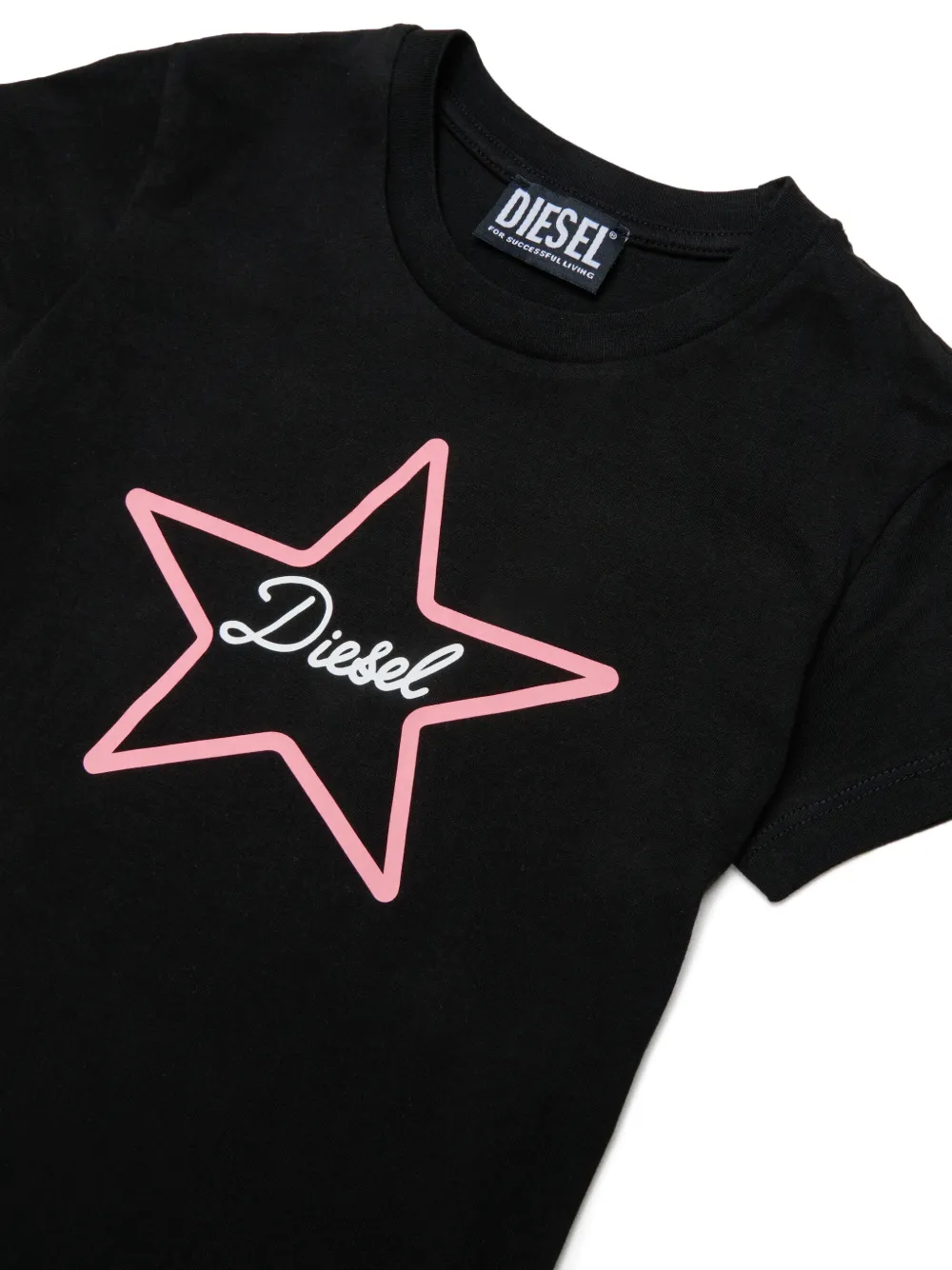  Diesel Kids Star T-shirt - Black 