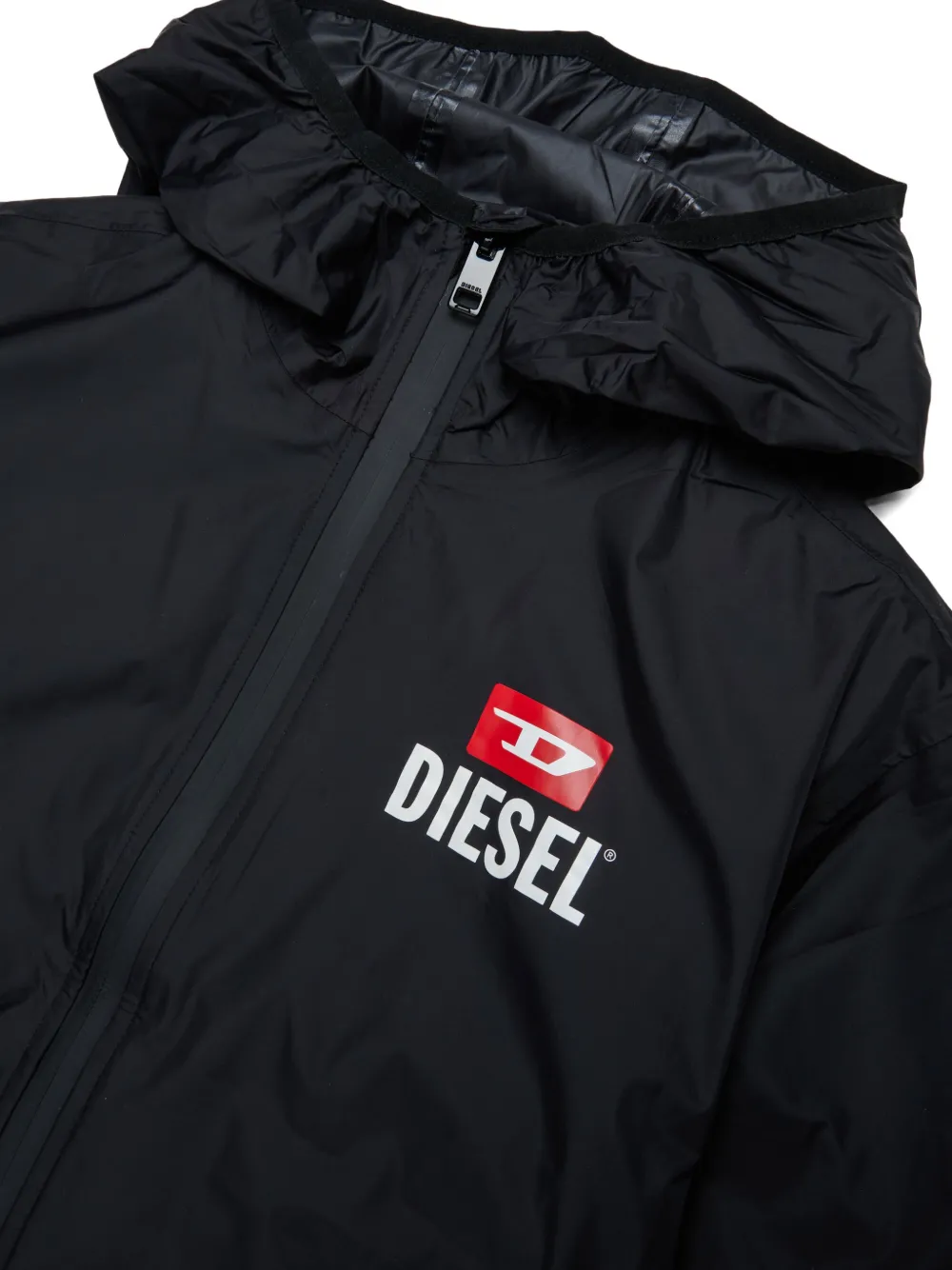 Diesel Kids Jack met capuchon Zwart