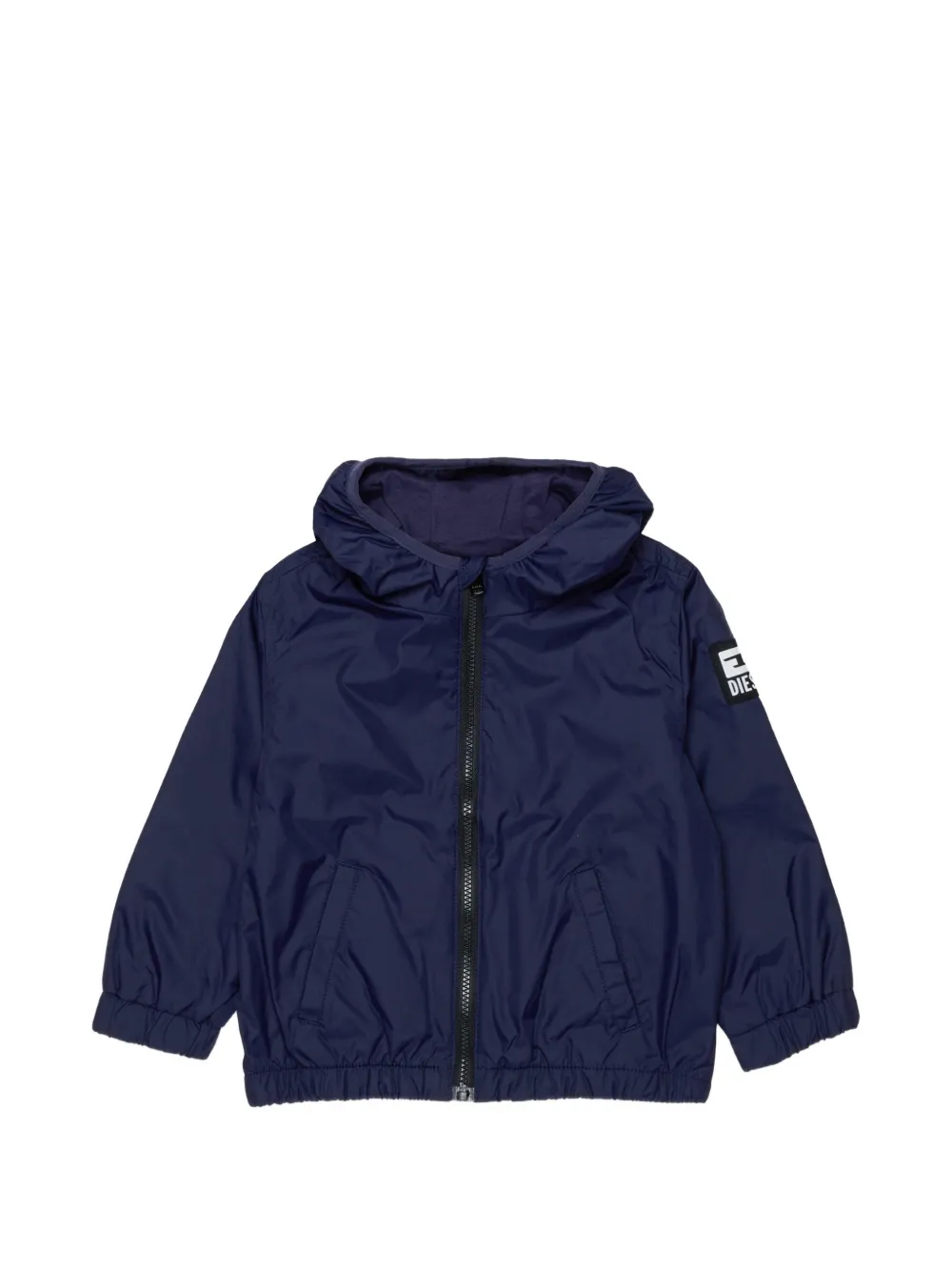 Diesel Kids Giacca impermeabile con cappuccio - Blu