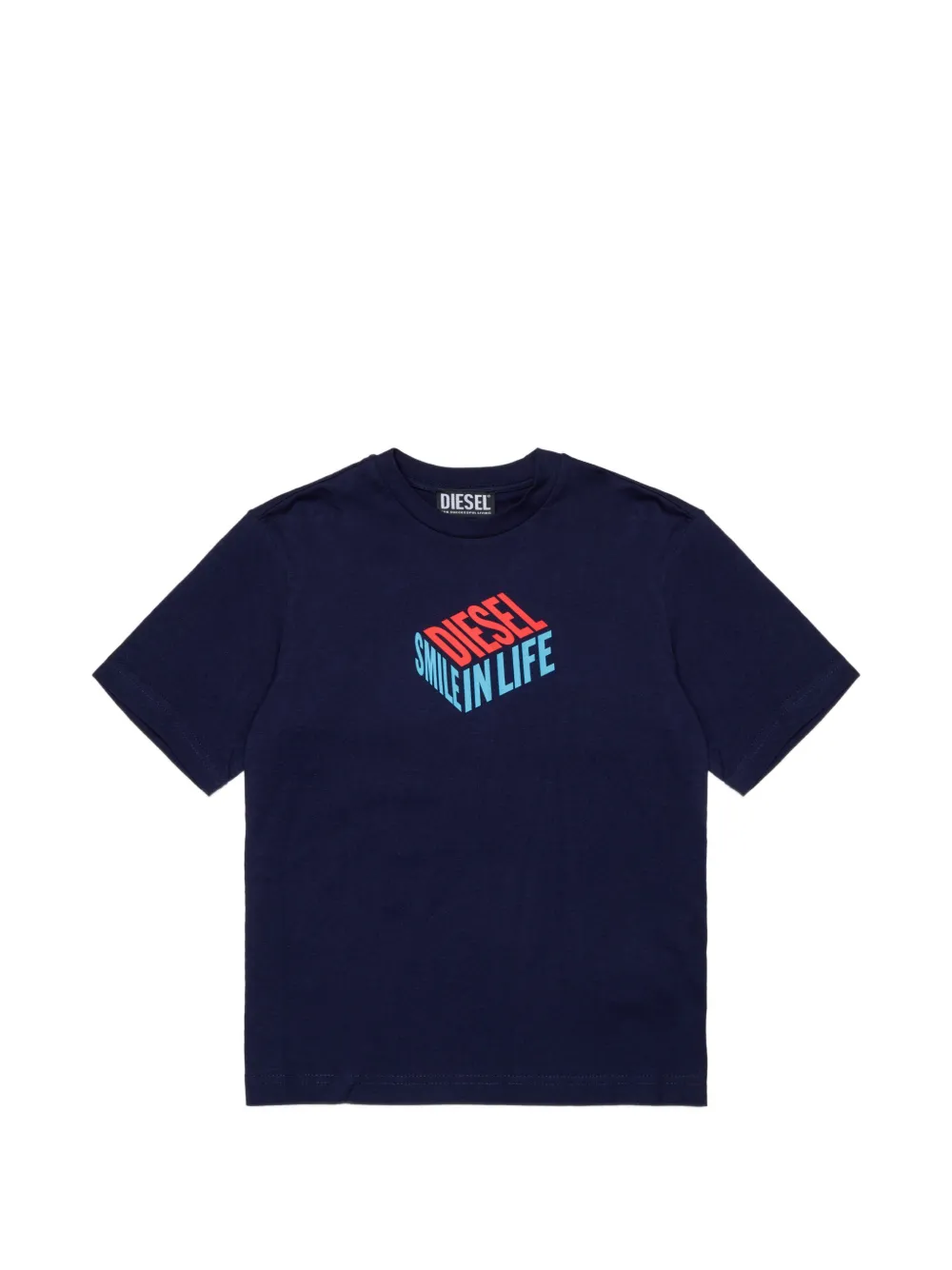 Diesel Kids T-shirt con logo - Blu