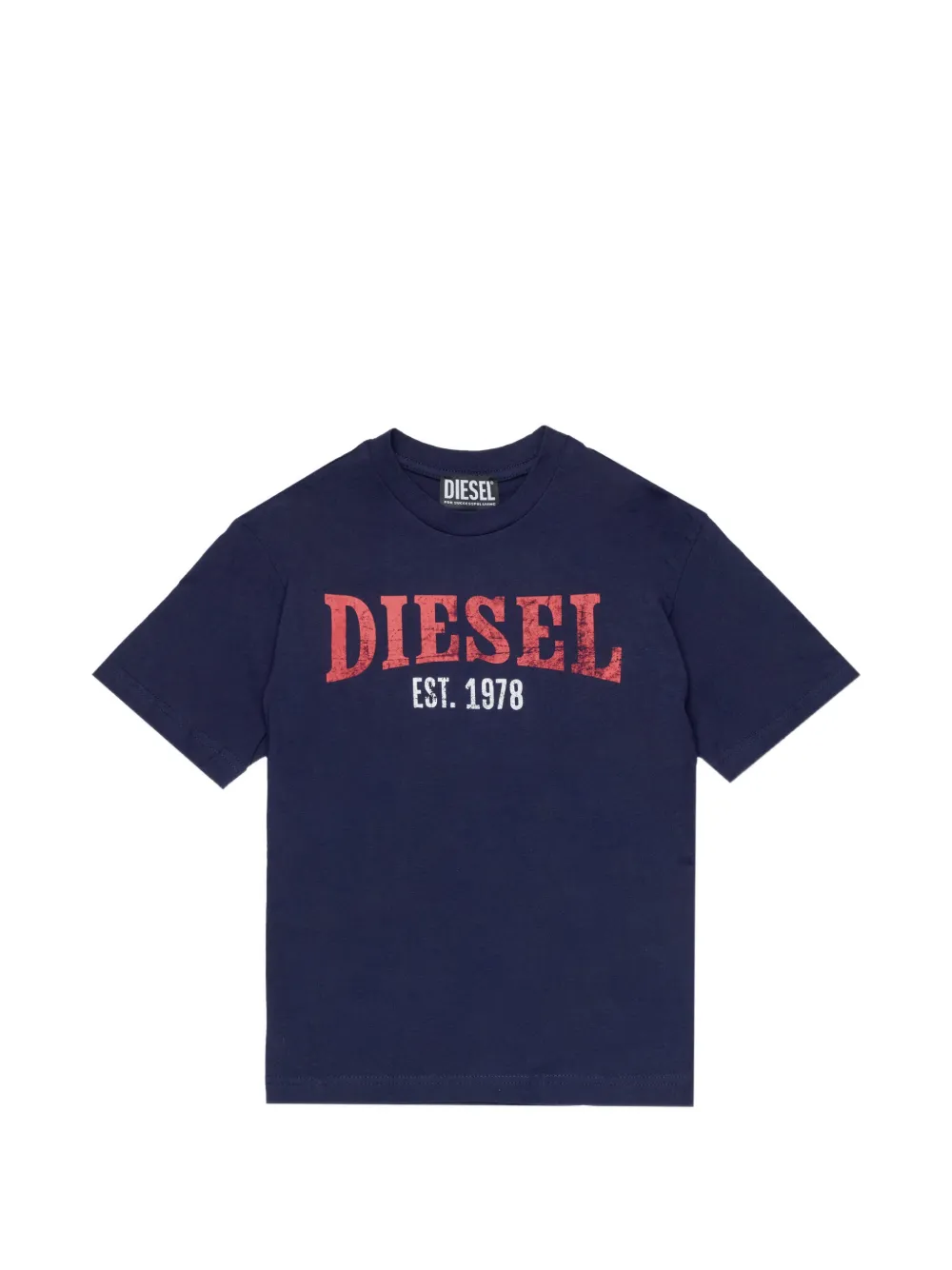 Diesel Kids T-shirt con logo - Blu