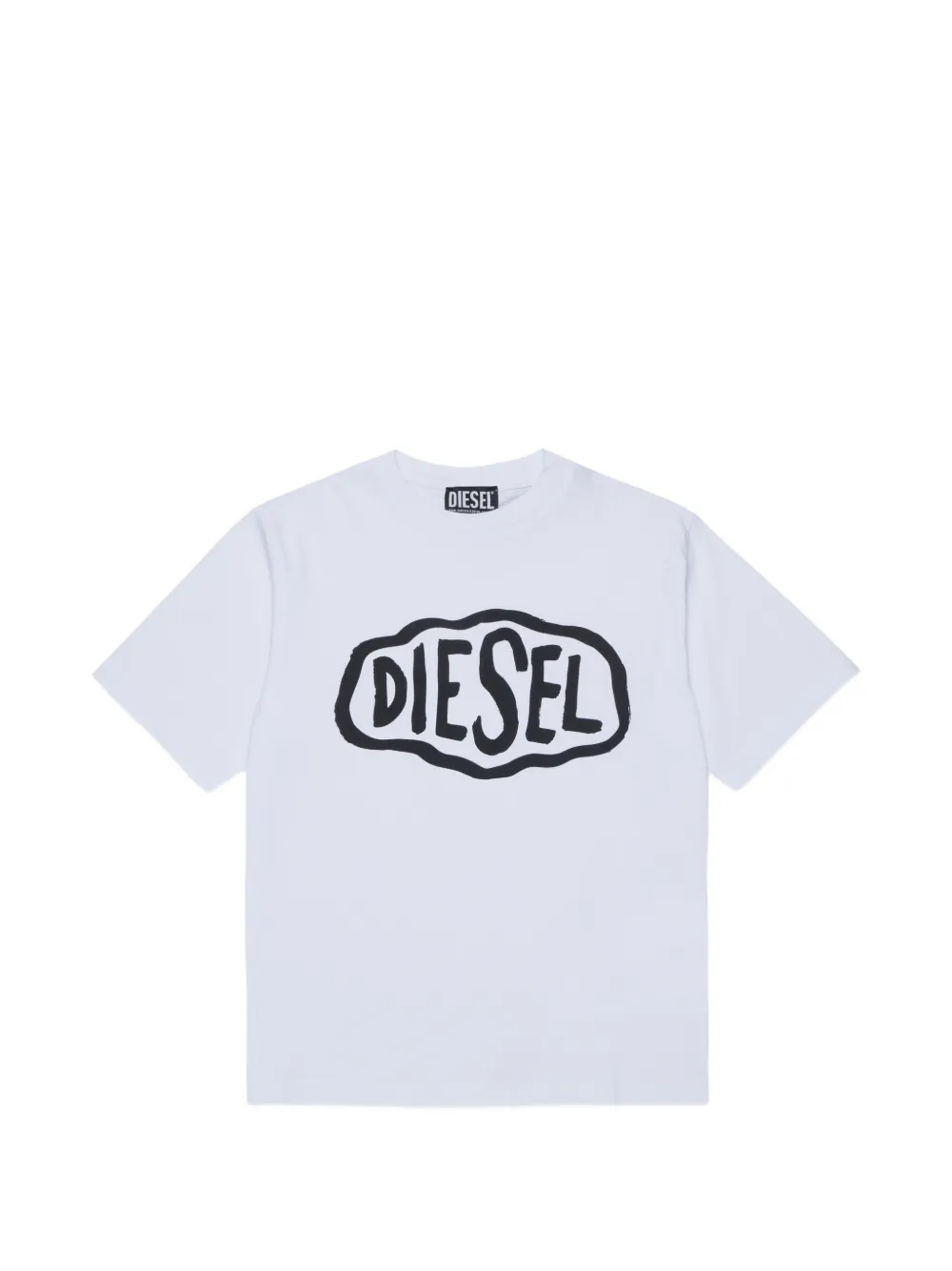Diesel Kids T-shirt Ticlop con logo - Bianco