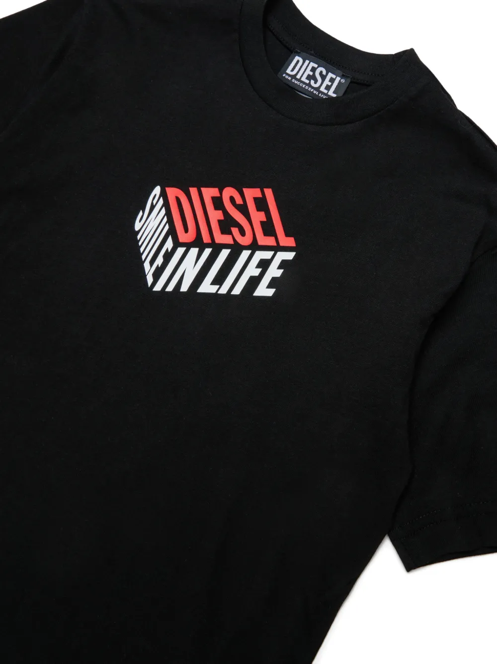  Diesel Kids Printed T-shirt - Black 