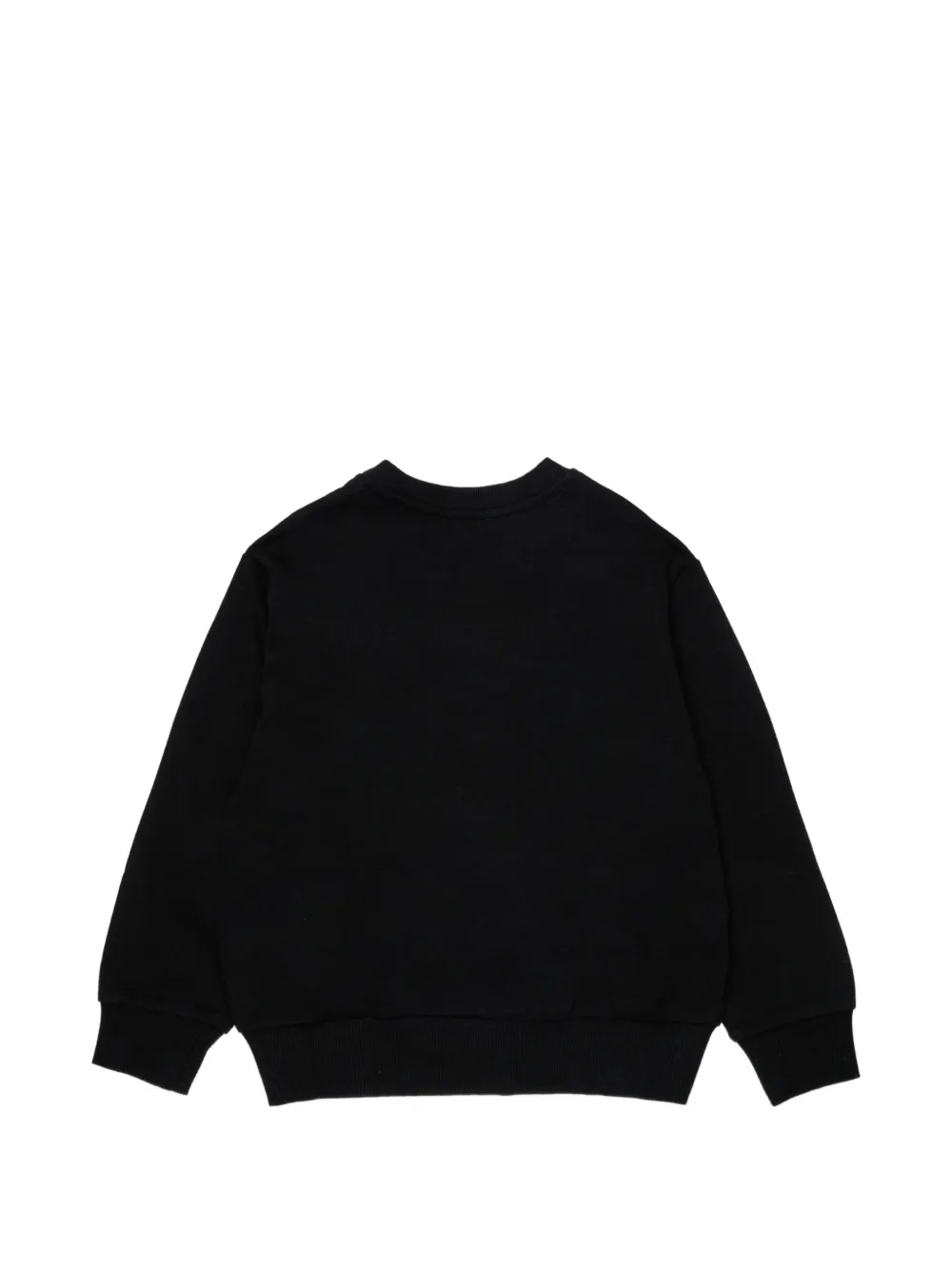 Diesel Kids Sweater met logo Zwart