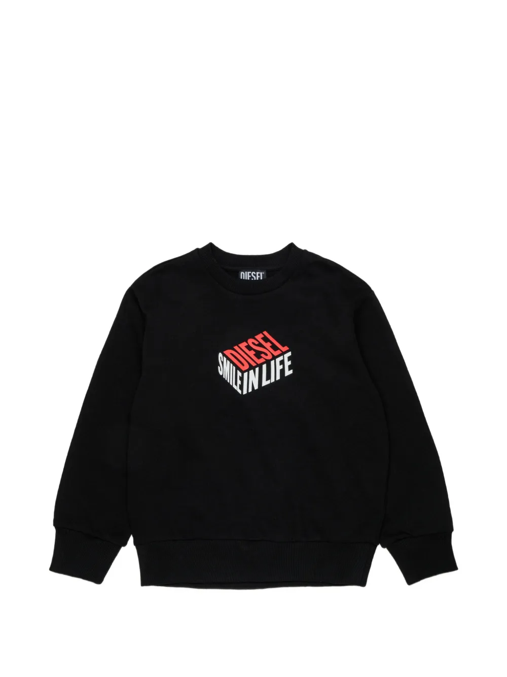 Diesel Kids Felpa girocollo - Nero