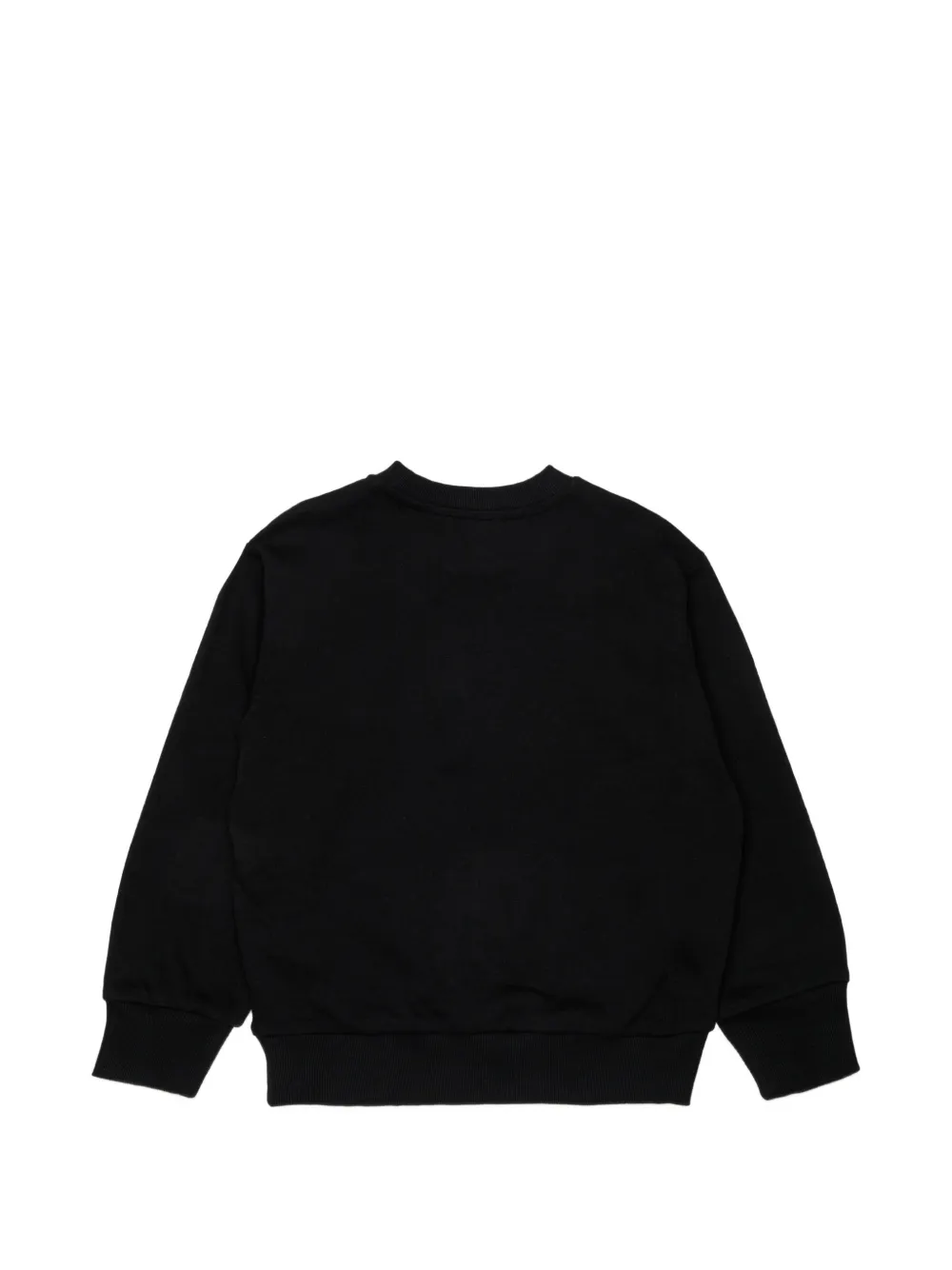 Diesel Kids Sweater met ronde hals Zwart