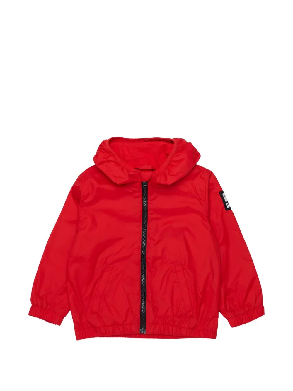 Diesel Kids hooded zip-up jacket - Red