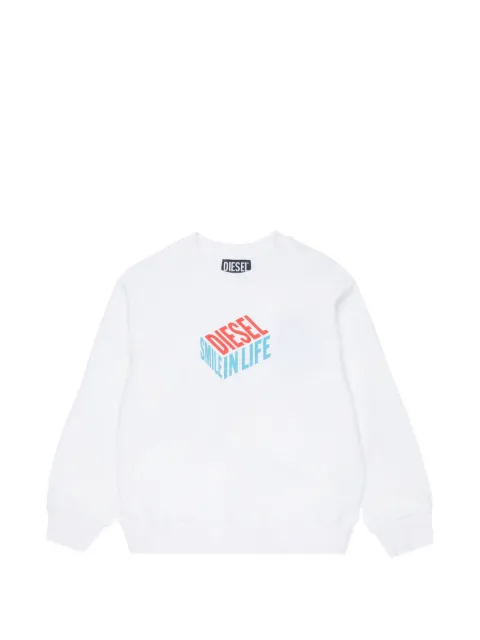 Diesel Kids suéter con logo