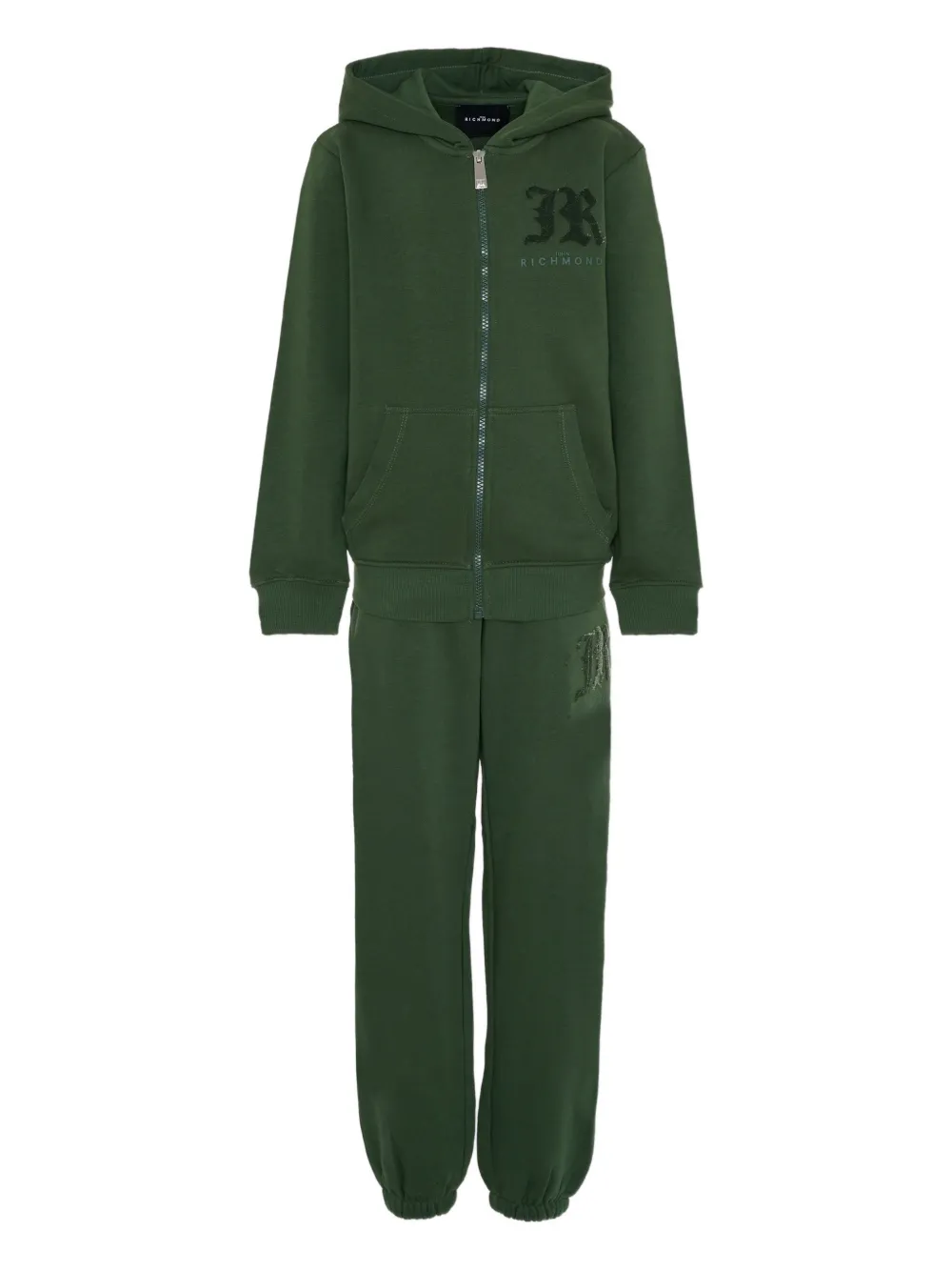 John Richmond Junior hooded tracksuit - Verde