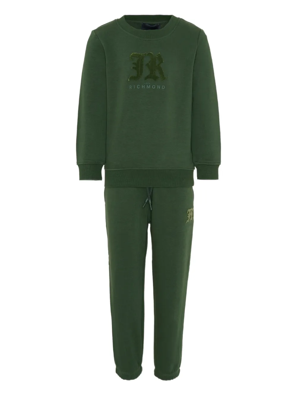 John Richmond Junior logo tracksuit - Verde