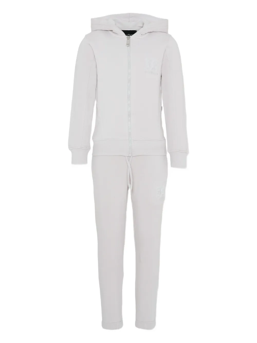 John Richmond Junior logo hooded tracksuit - Grigio