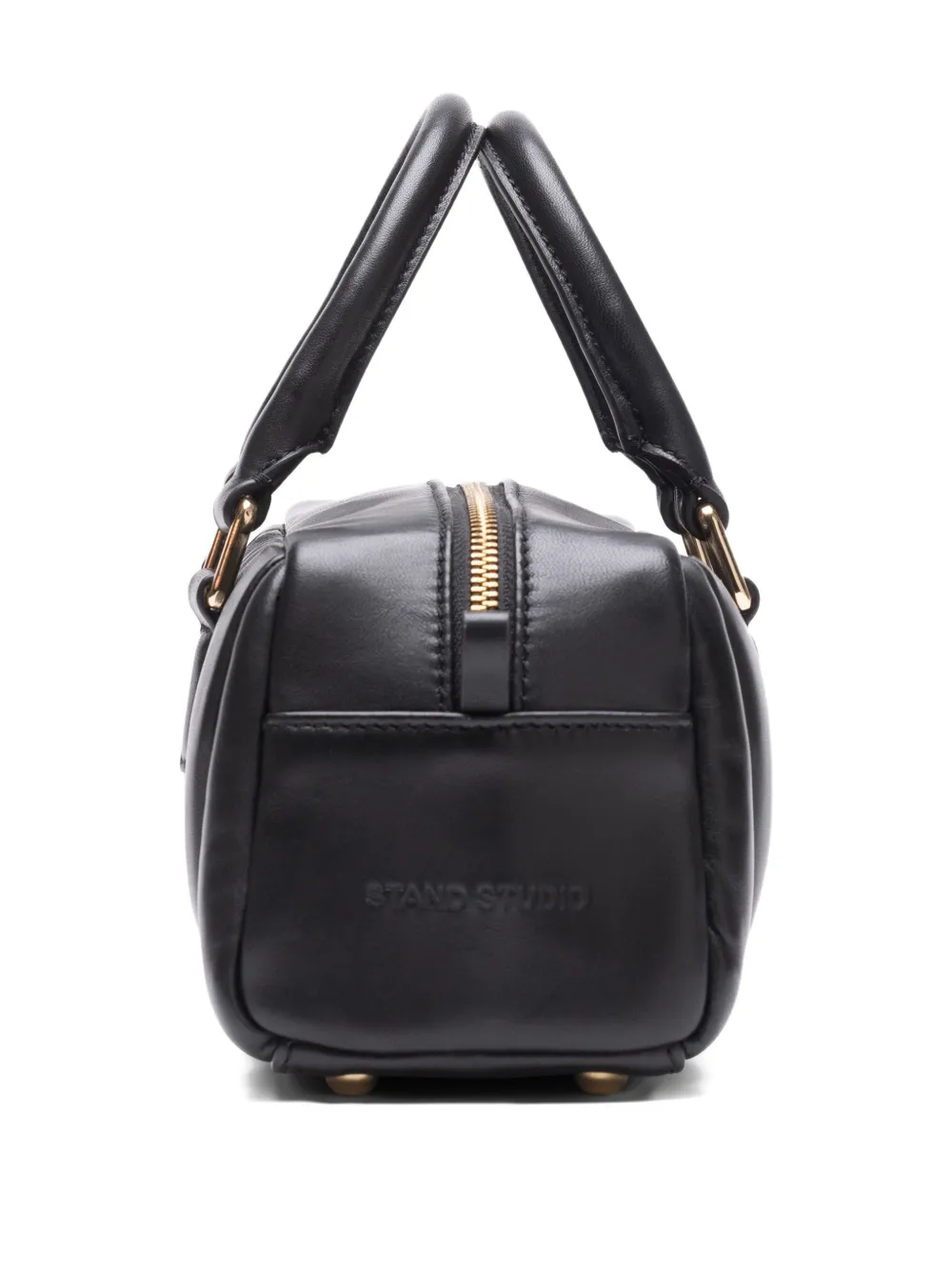  Stand Studio Mini Jemima Quilted-effect Leather Shoulder Bag - Black 