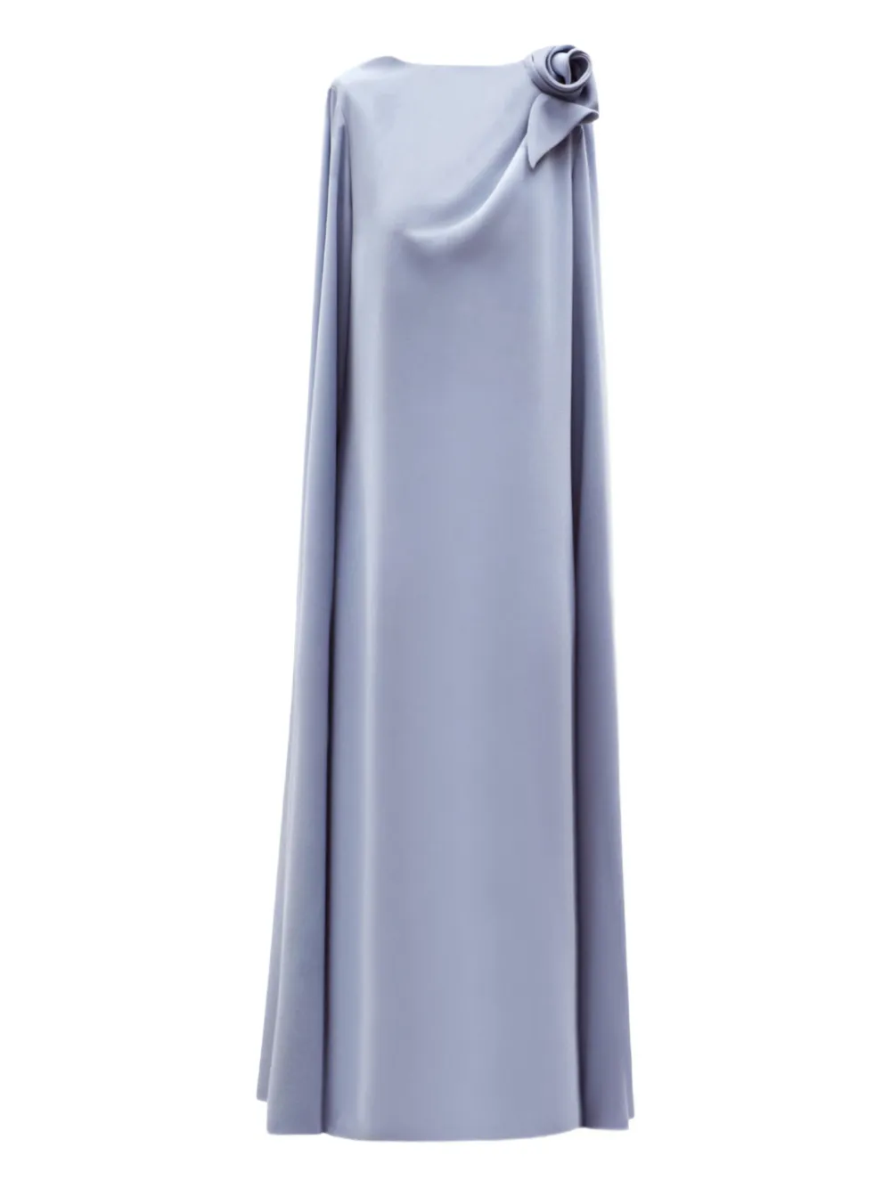 Gemy Maalouf rose-detail gown - Blue