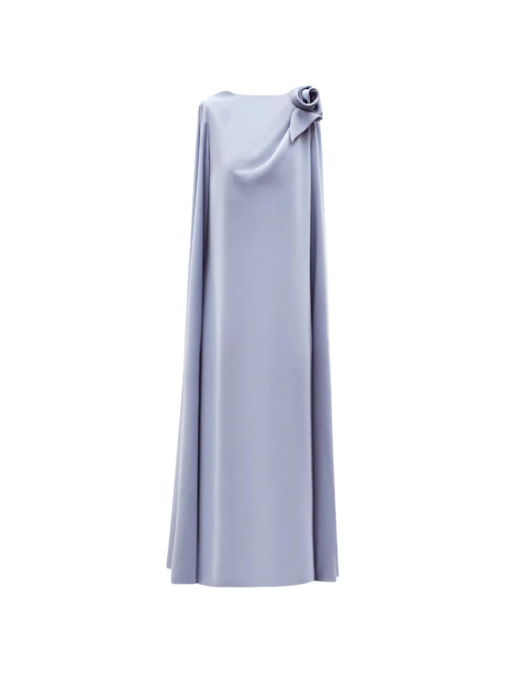 Gemy Maalouf rose-detail gown - Blue