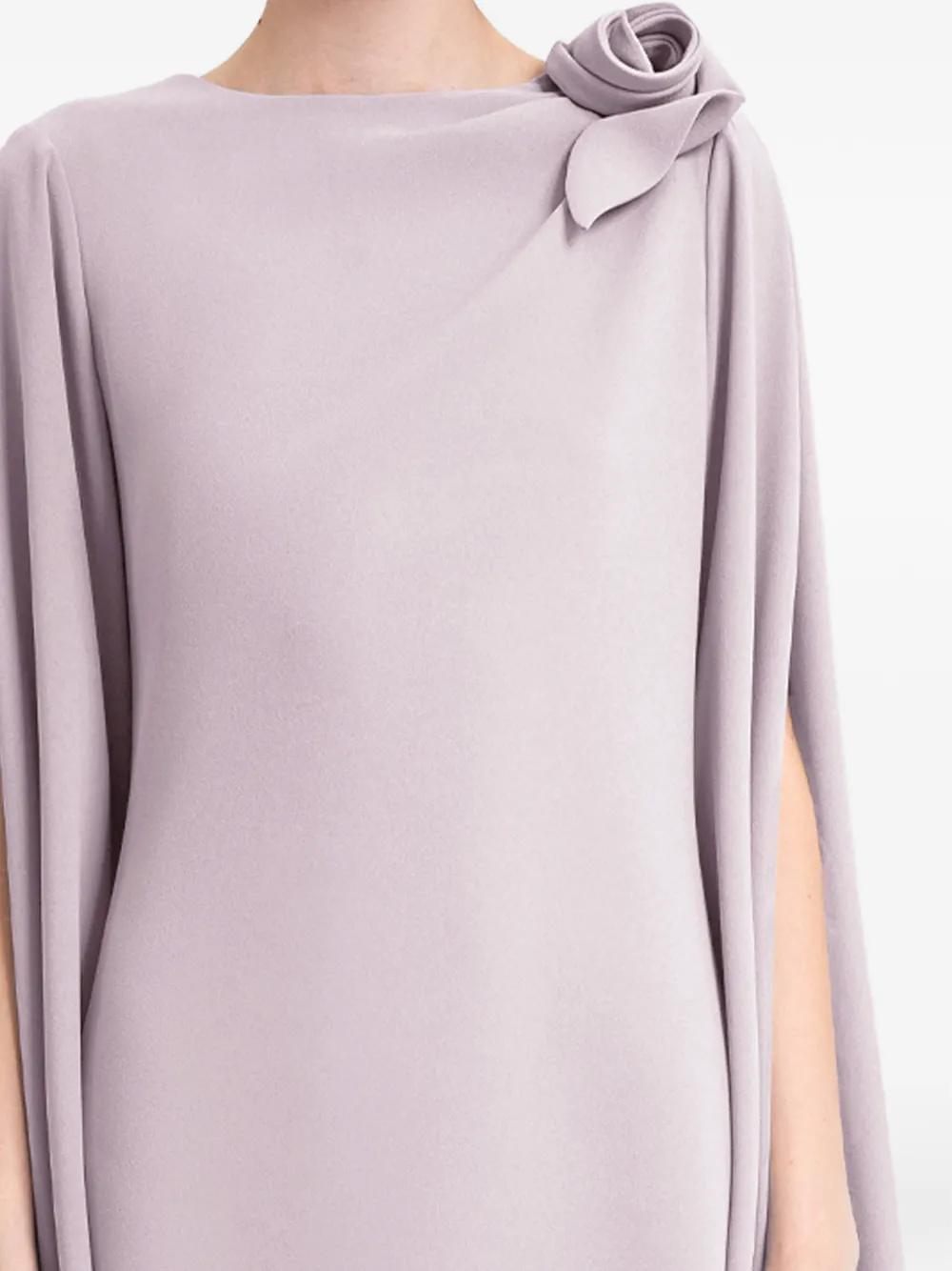Gemy Maalouf Maxi-jurk met roosdetail Paars
