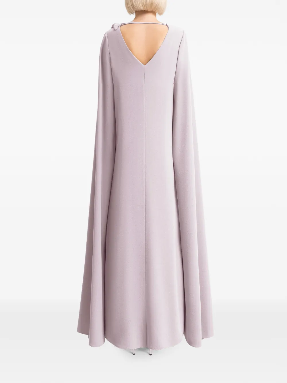 Gemy Maalouf Maxi-jurk met roosdetail Paars
