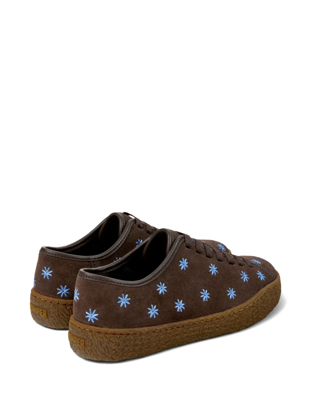 Camper Peu Terreno sneakers met bloemen Bruin