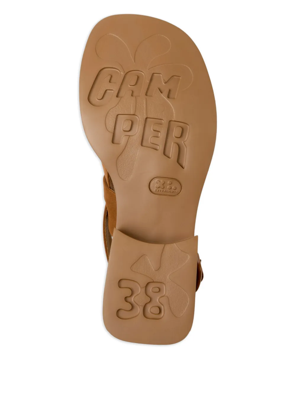 Camper Dana sandalen met gesp Bruin