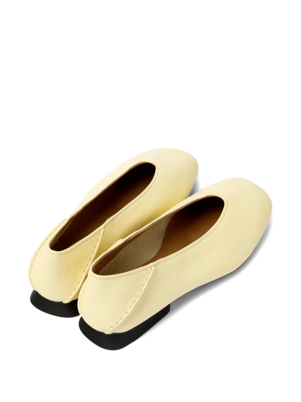 Camper Casi Myra leren ballerina's Beige