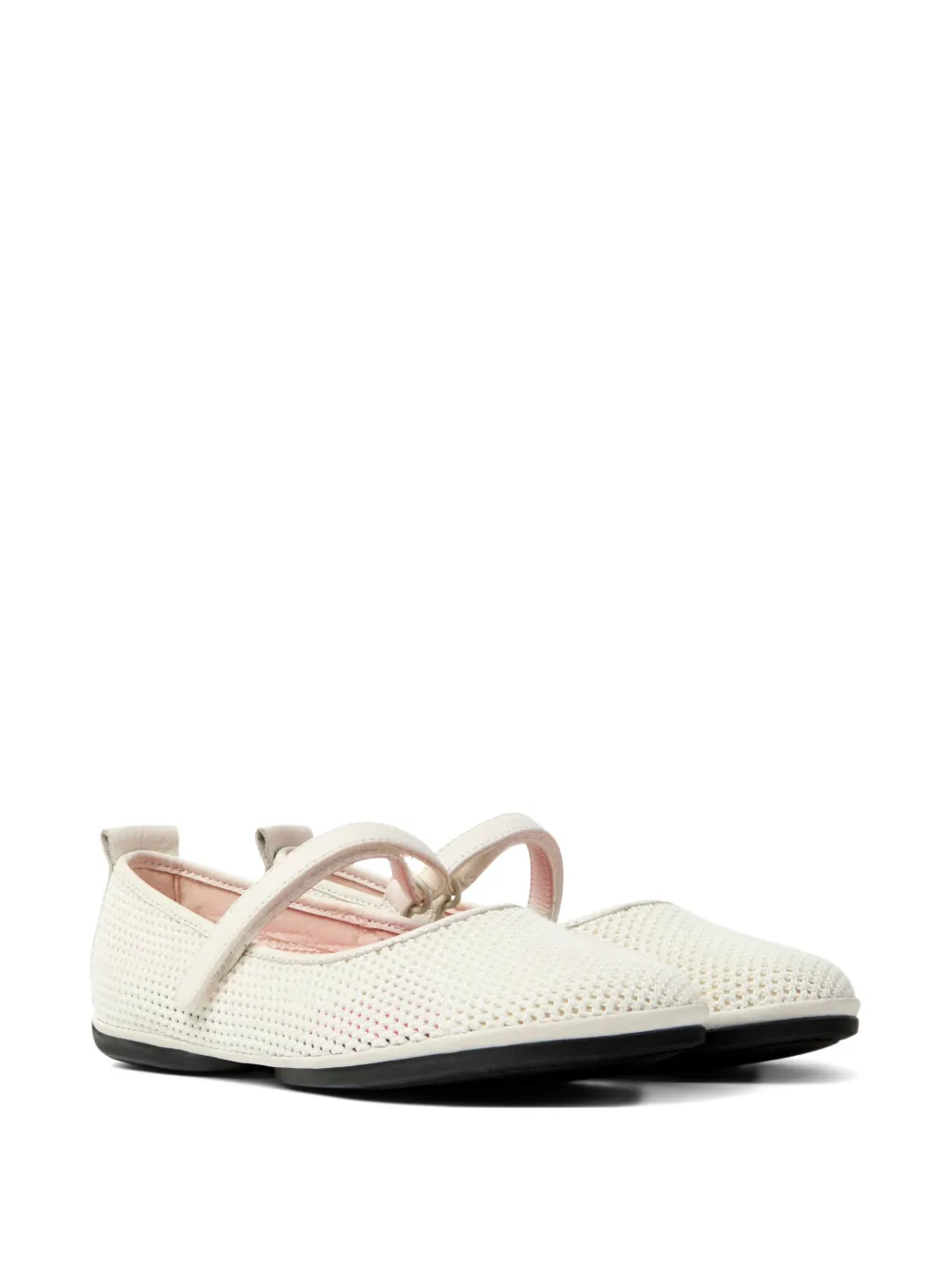 Camper Right ballerina's met bandje - Beige