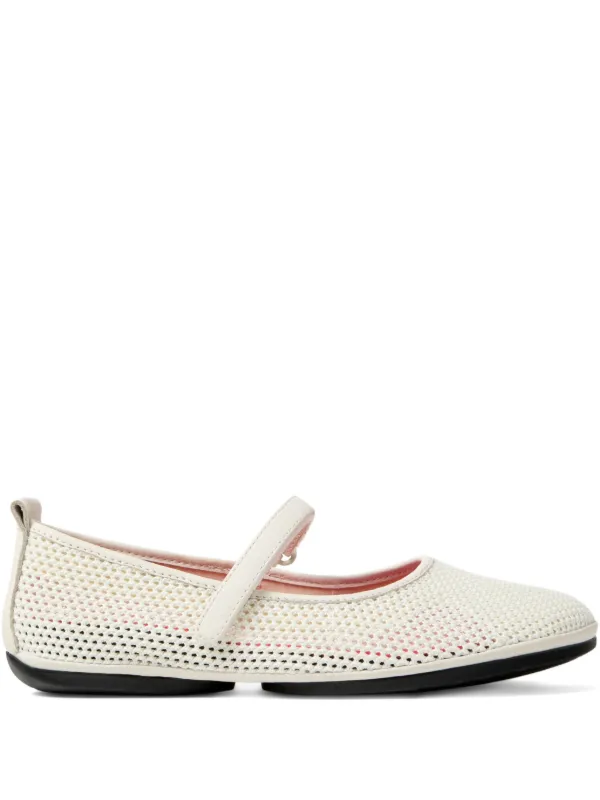 Camper Right ストラップ フラットシューズ | ニュートラル | FARFETCH JP