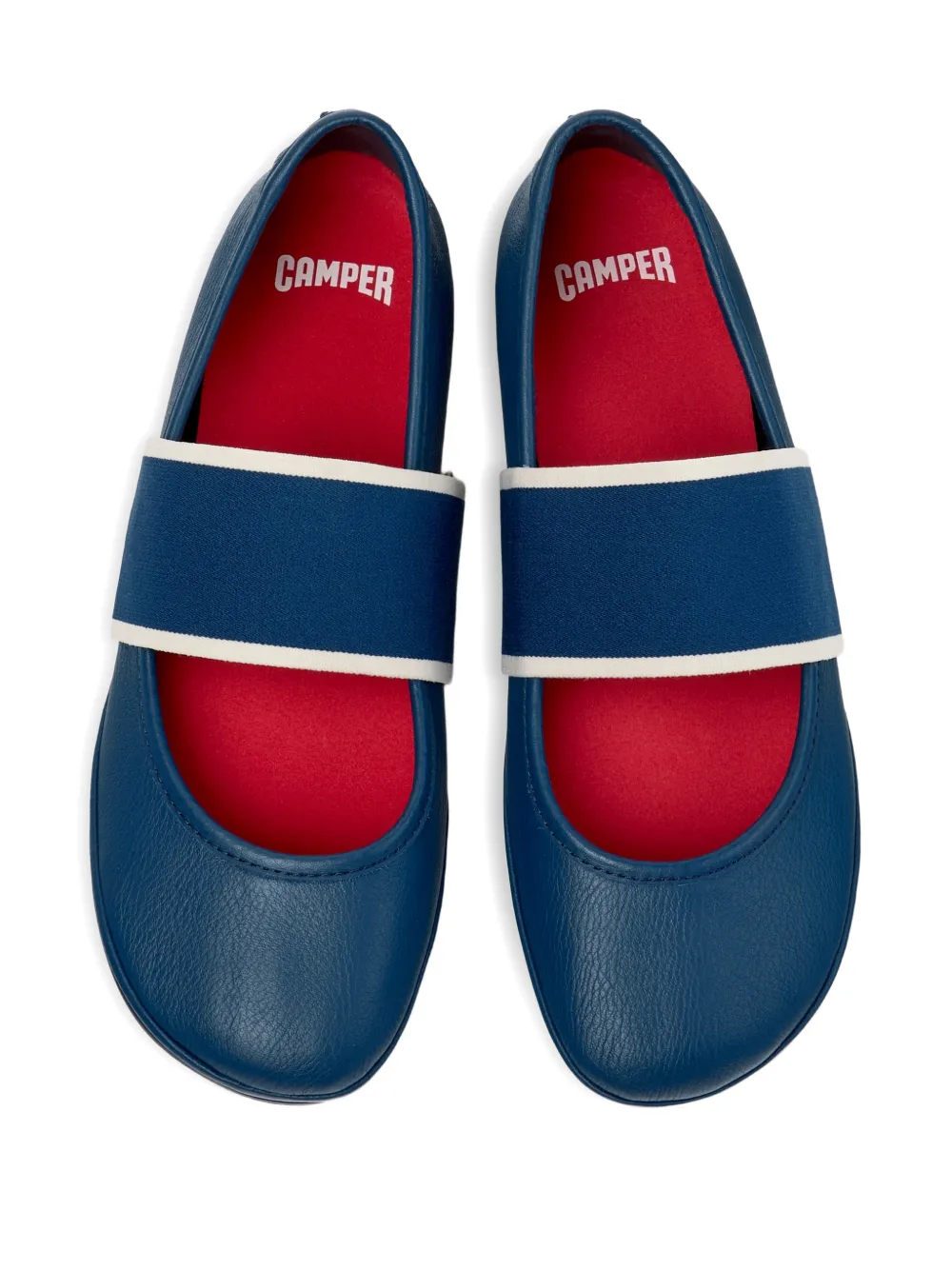 Camper Right Nina elastische ballerina's Blauw