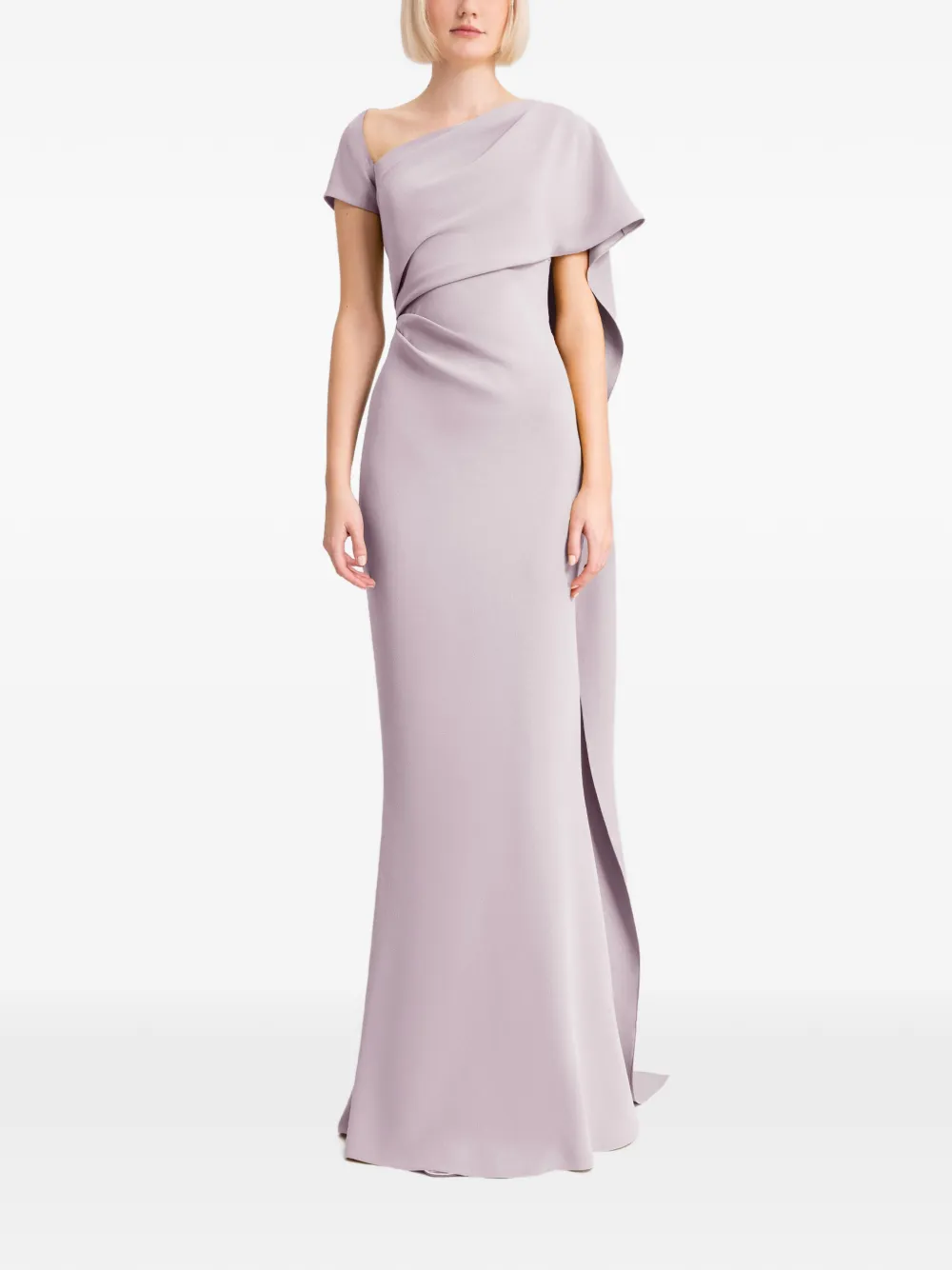 Gemy Maalouf Abito da sera con scollo asimmetrico - Viola
