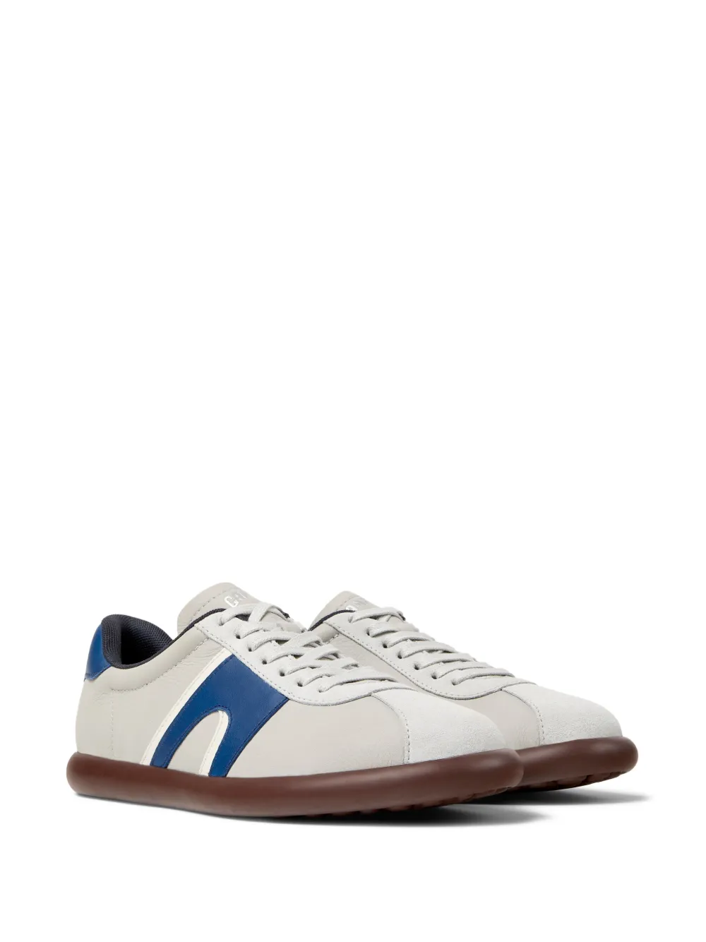 Camper Pelotas Soller sneakers met blauw vlak - Beige