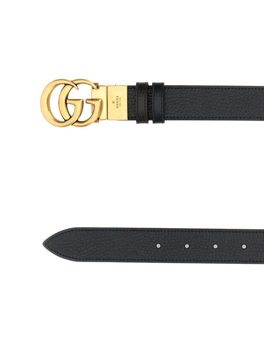 Gucci Leren riem - Zwart