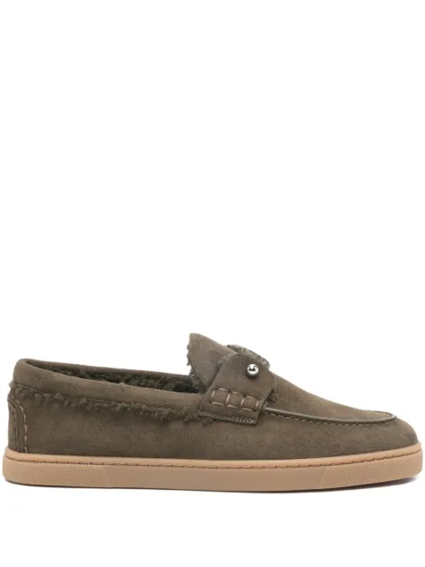Christian Louboutin shearling-trim loafers