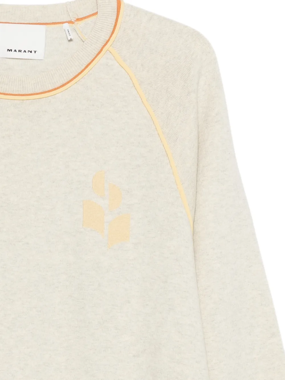  Marant Crew-neck Sweater - Neutrals 