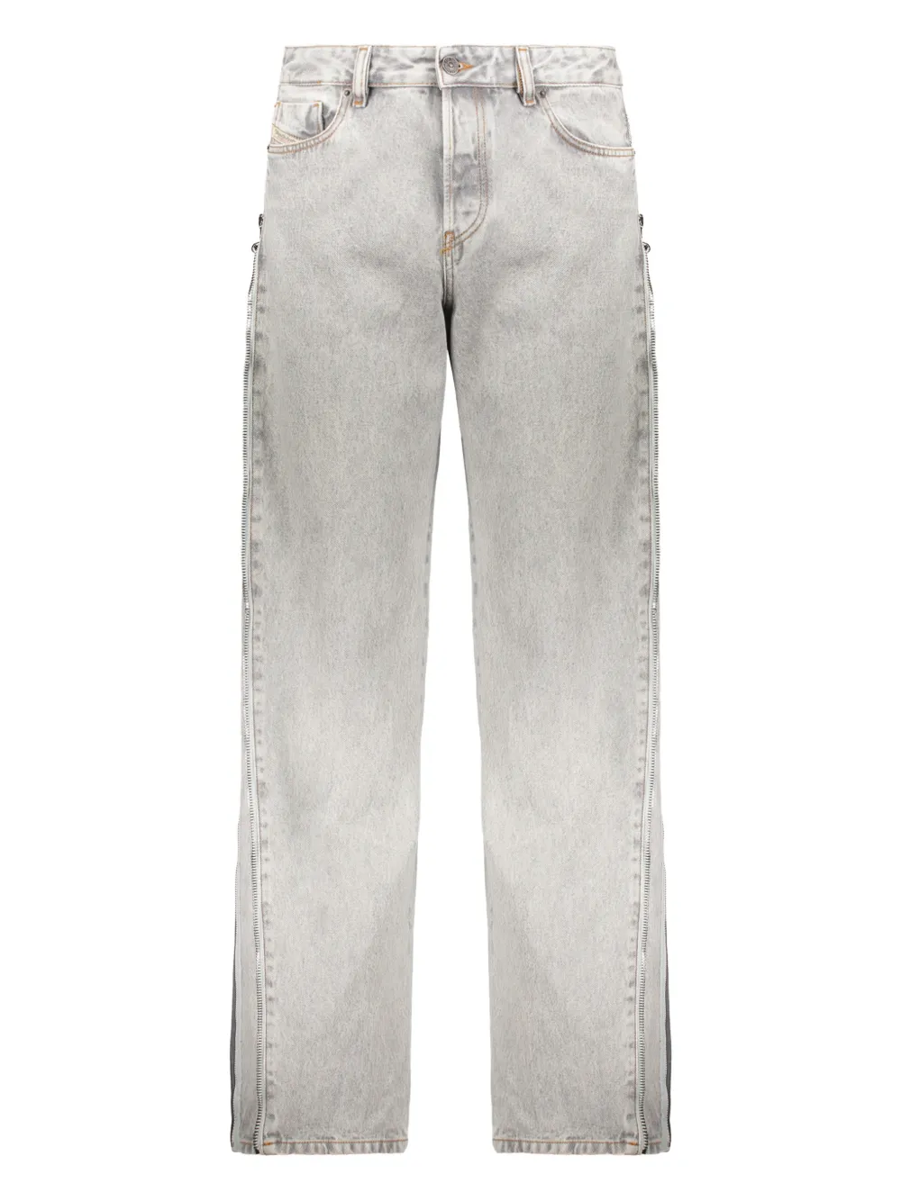 Diesel light zip jeans - Grigio