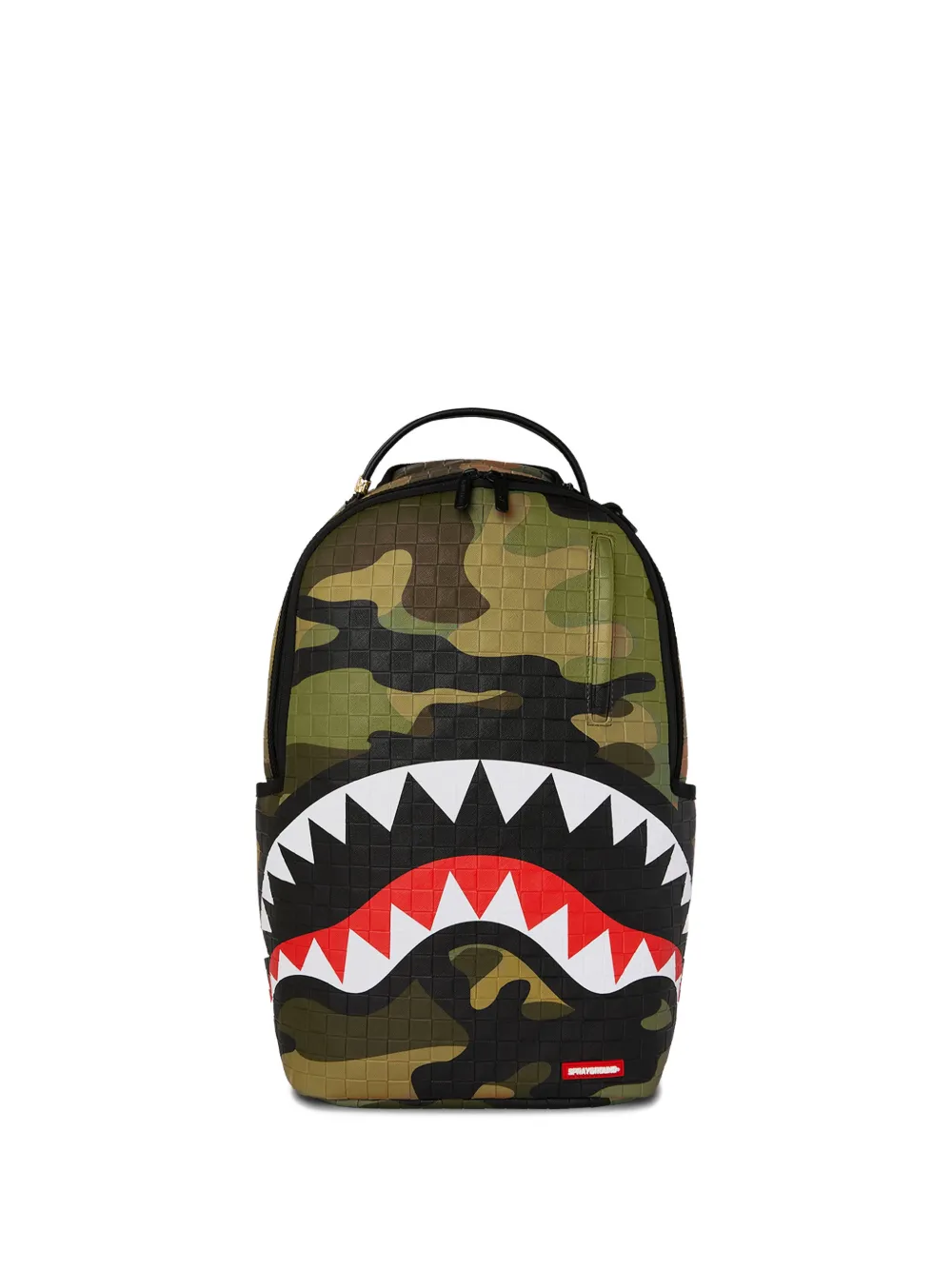 sprayground kid Woodland Camo Check backpack - Verde