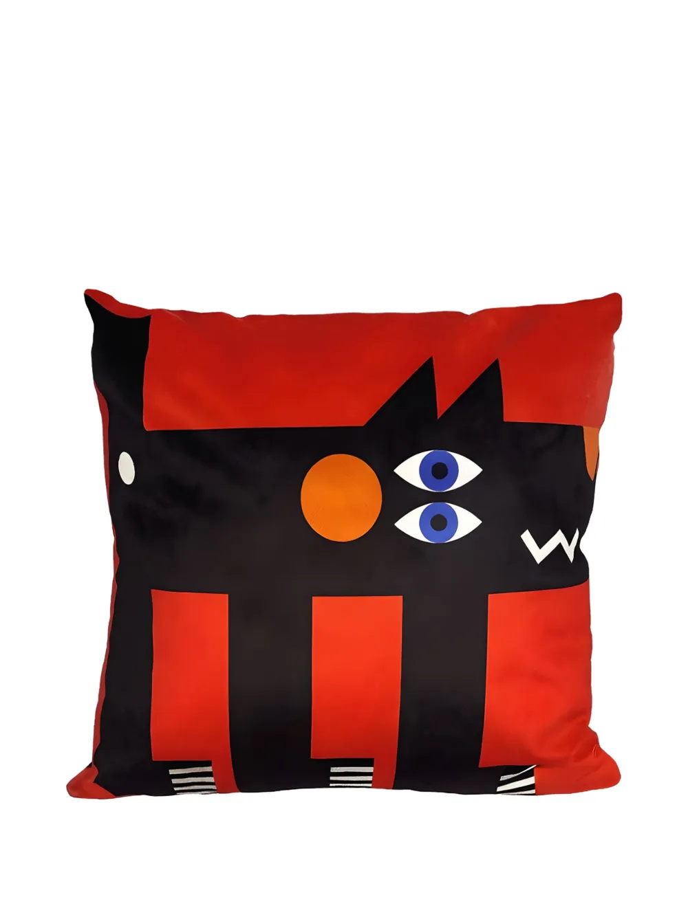 Qeeboo Oggian Akela printed cushion | noir | Image 1
