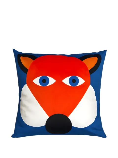 Qeeboo Oggian fox lady face-print cushion