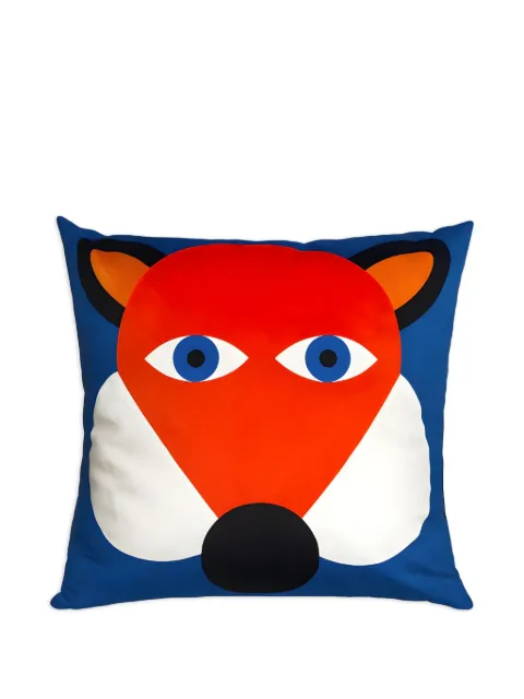 Qeeboo Oggian fox lady face-print cushion