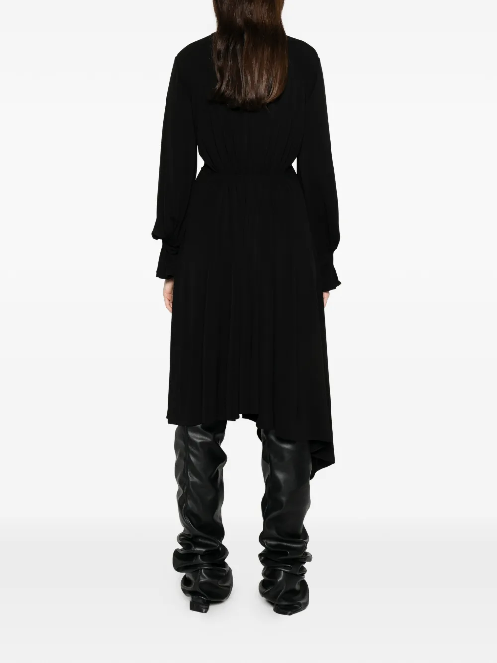 LOEWE Asymmetrische jurk Zwart