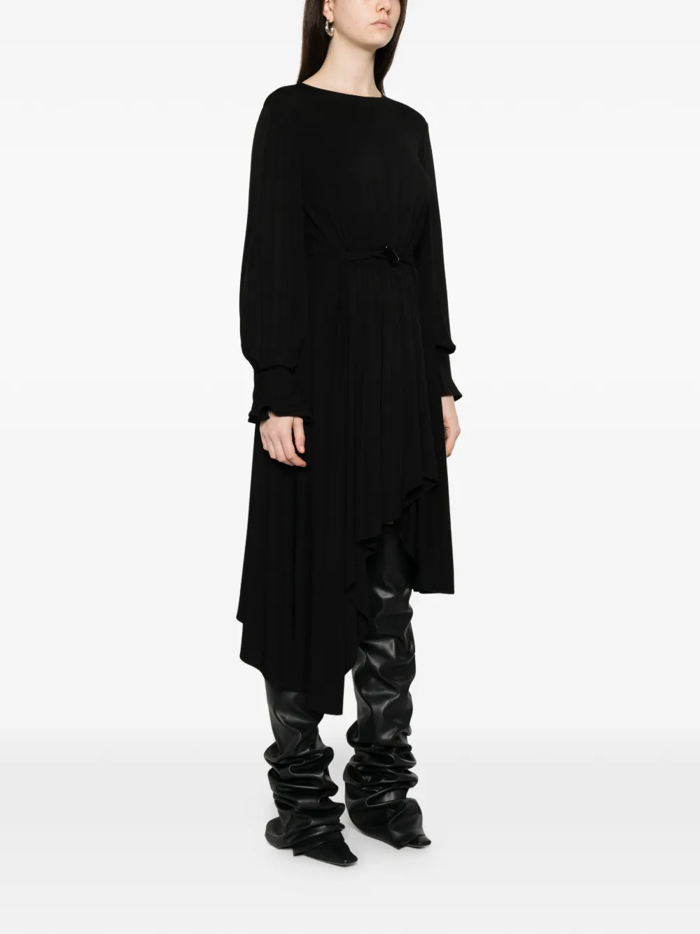 LOEWE Asymmetrische jurk Zwart
