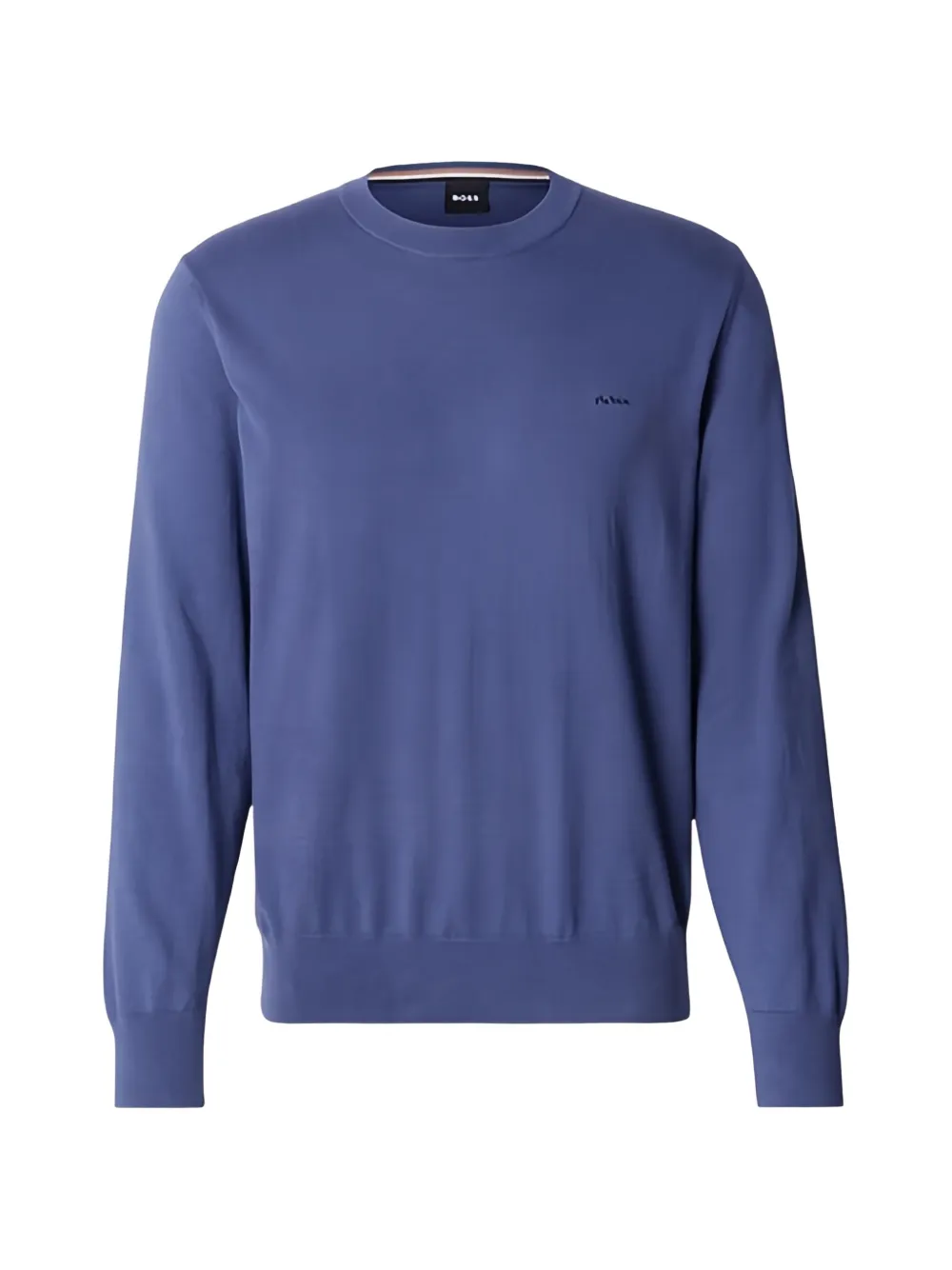 BOSS crew-neck sweatshirt - Blu