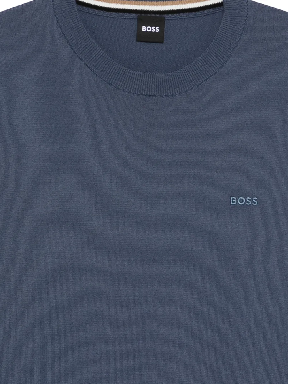  Boss Upacas Crew-neck Sweater - Blue 