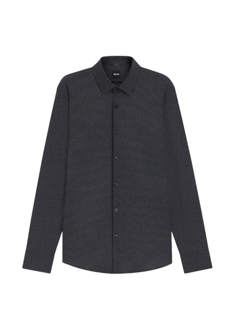 BOSS camisa con estampado de lunares