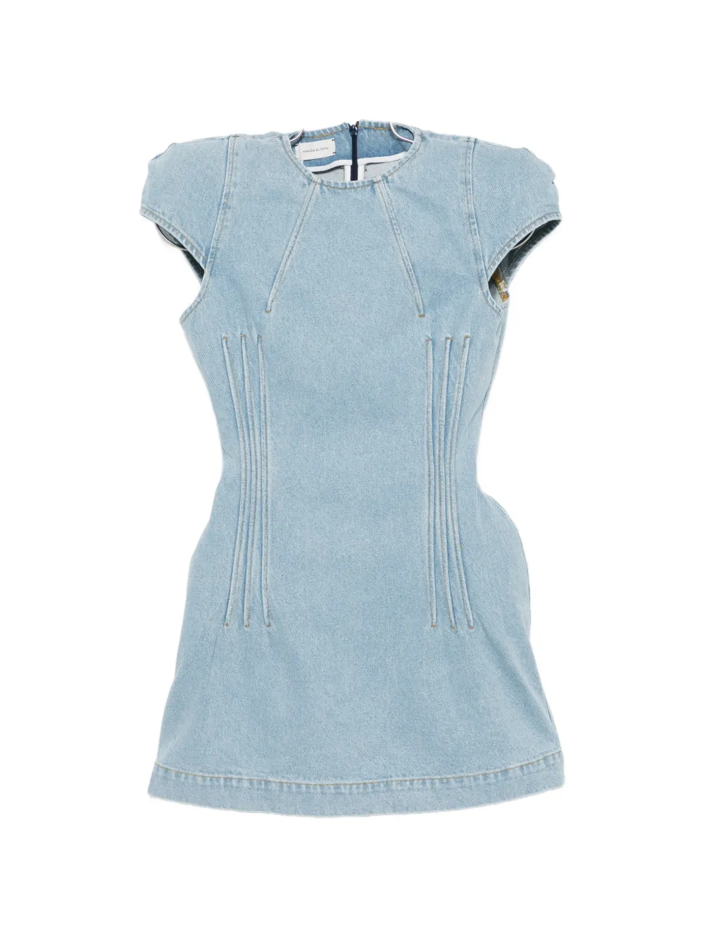 Magda Butrym panelled mini dress - Blu