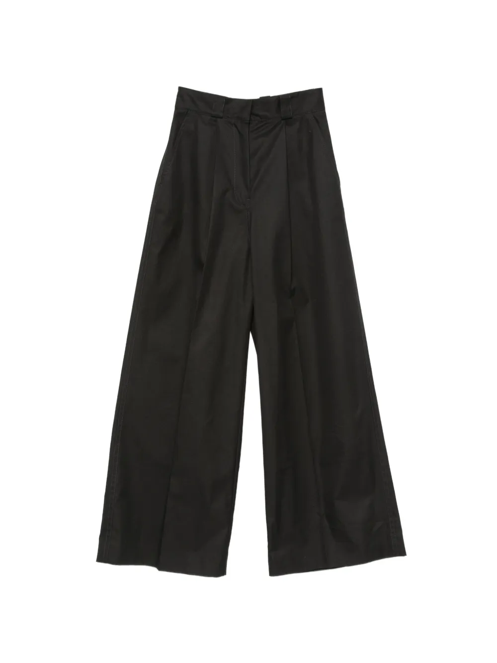 Balenciaga high-waist belt-loops trousers - Nero
