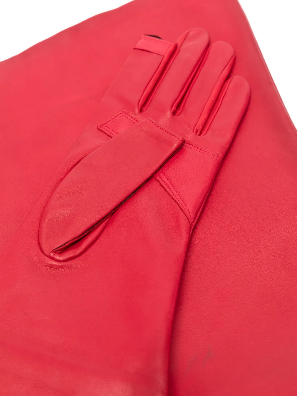  Rick Owens Opera Gloves - Red 
