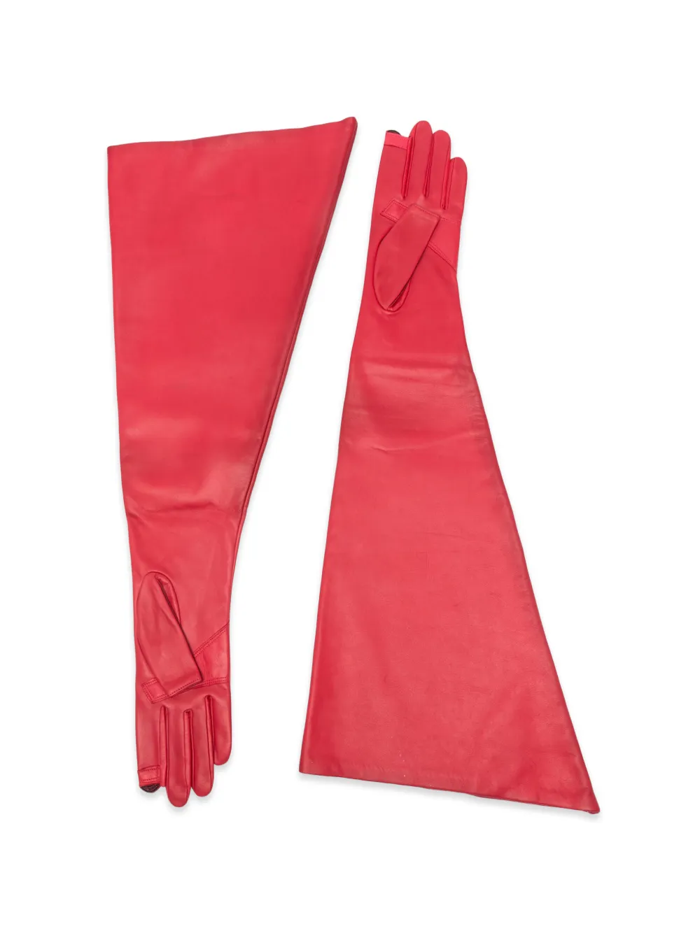  Rick Owens Opera Gloves - Red 